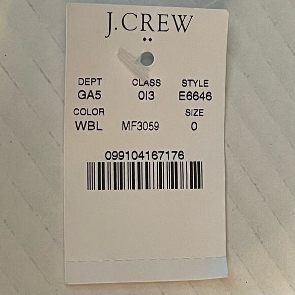 J Crew Classic Black Cream Stripe Academia Office Career Pencil Skirt NWT Size 0 - Picture 8 of 10